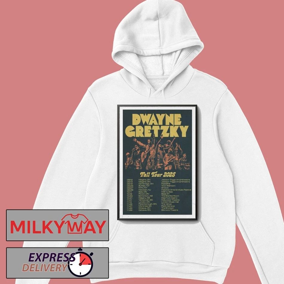 Dwayne Gretzky Fall Tour 2025 Poster shirt Unisex , , , Long Sleeve Tee