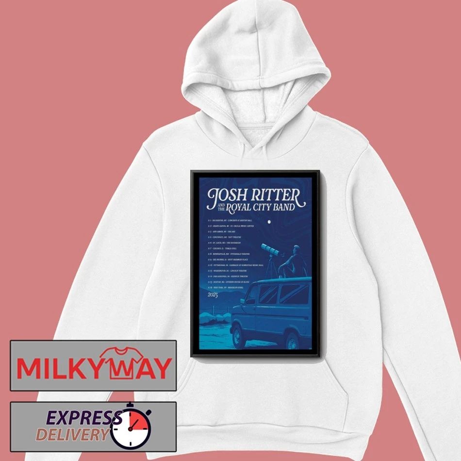 Poster Josh Ritter Tour Sep 2025 shirt Unisex , , , Long Sleeve Tee