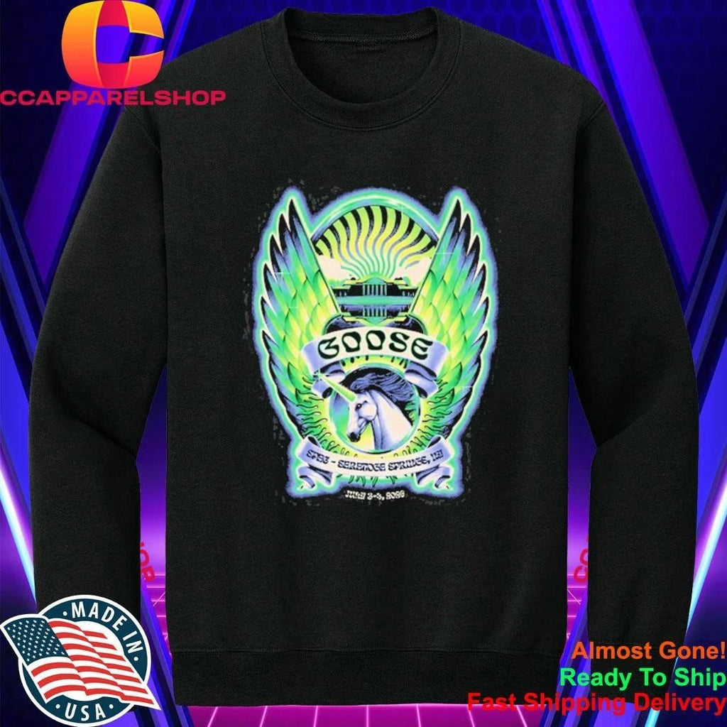 Goose Saratoga Springs NY Tour On Jul 3-4 2026 Shirt