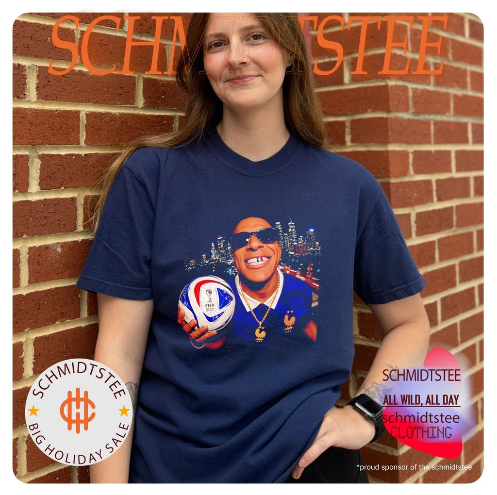 World Cup 2026 Kylian Mbappe France flag teeth shirt