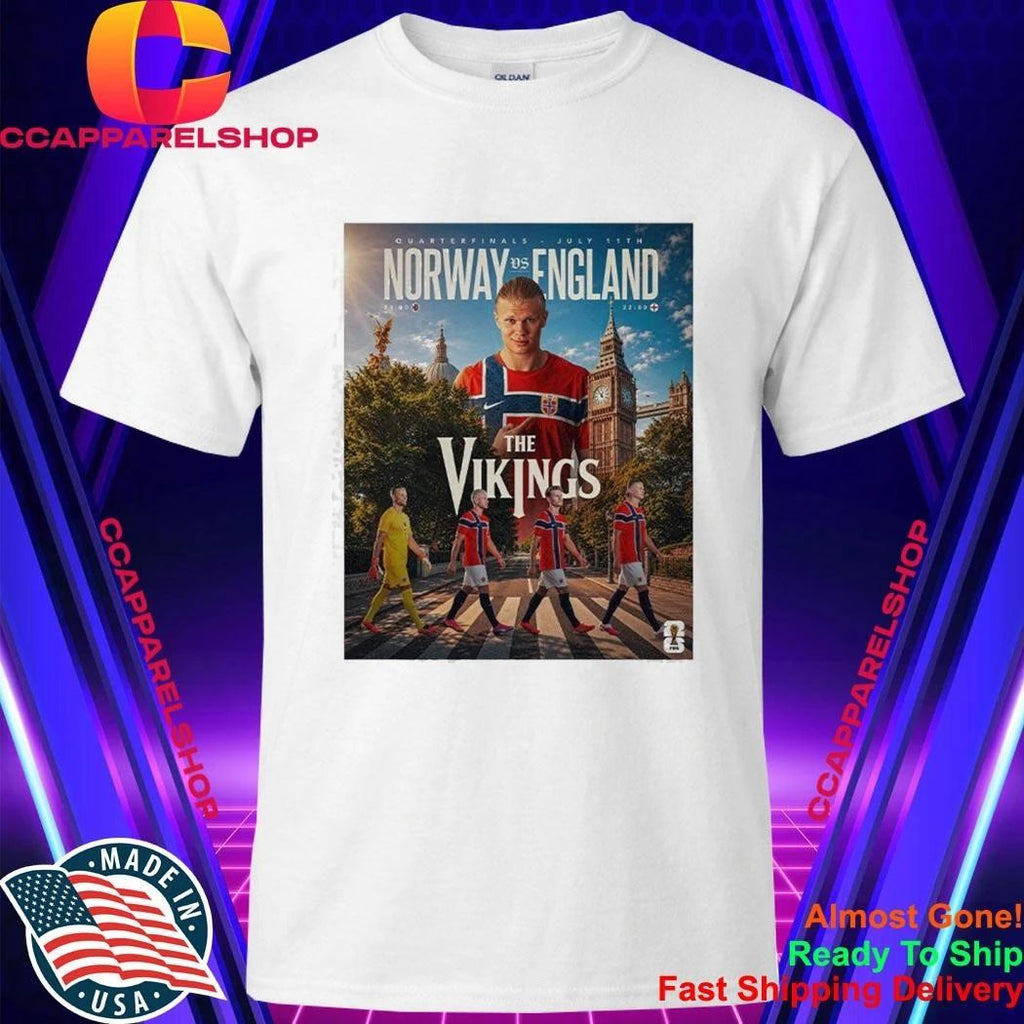 Erling Haaland Norway vs England 2026 World Cup Quarterfinals Abbey Road Shirt