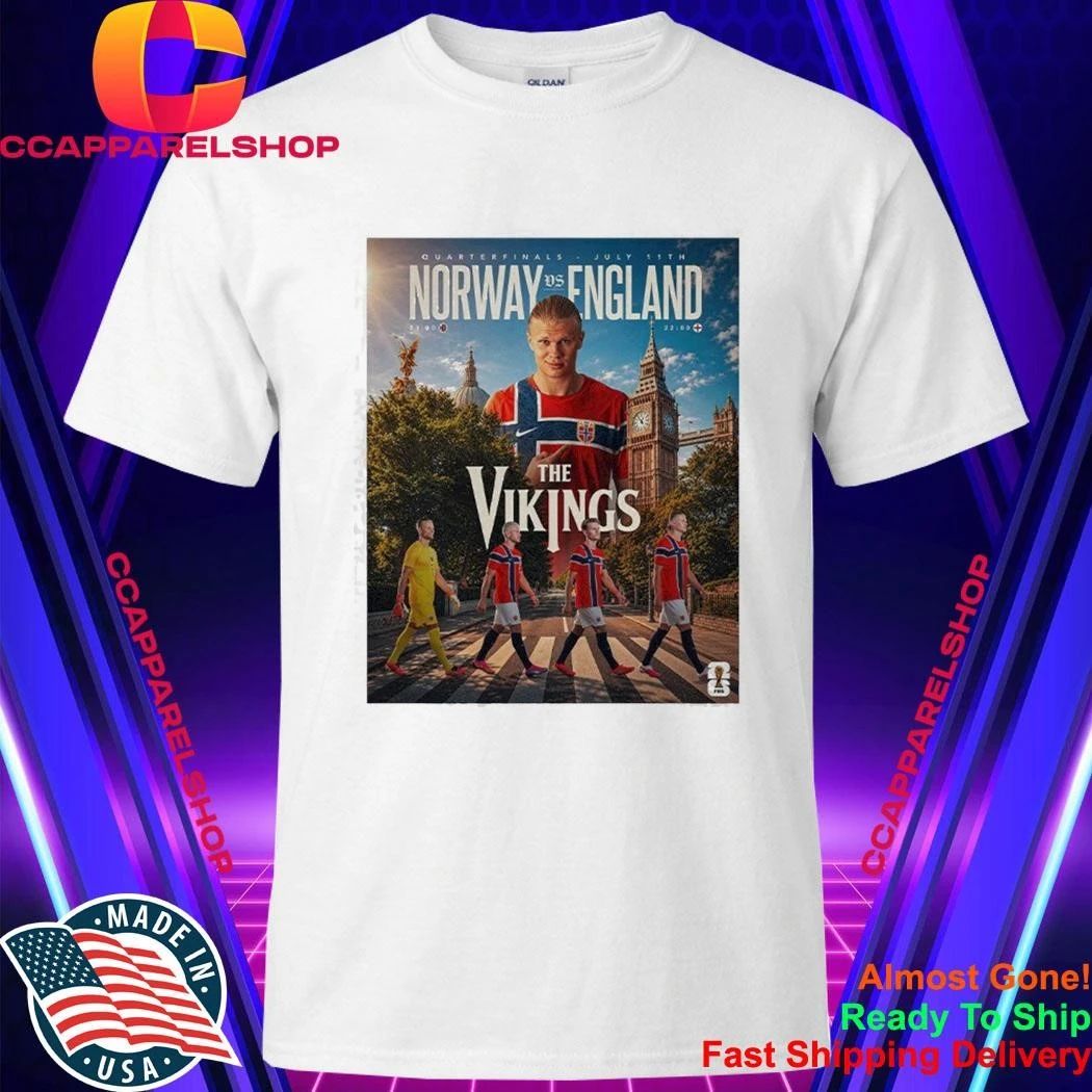 Erling Haaland Norway vs England 2026 World Cup Quarterfinals Abbey Road Shirt