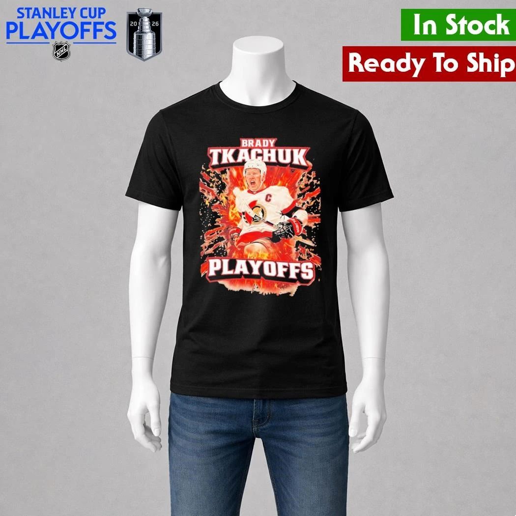 Brady Tkachuk Playoffs Shirt Unisex , , , Long Sleeve Tee