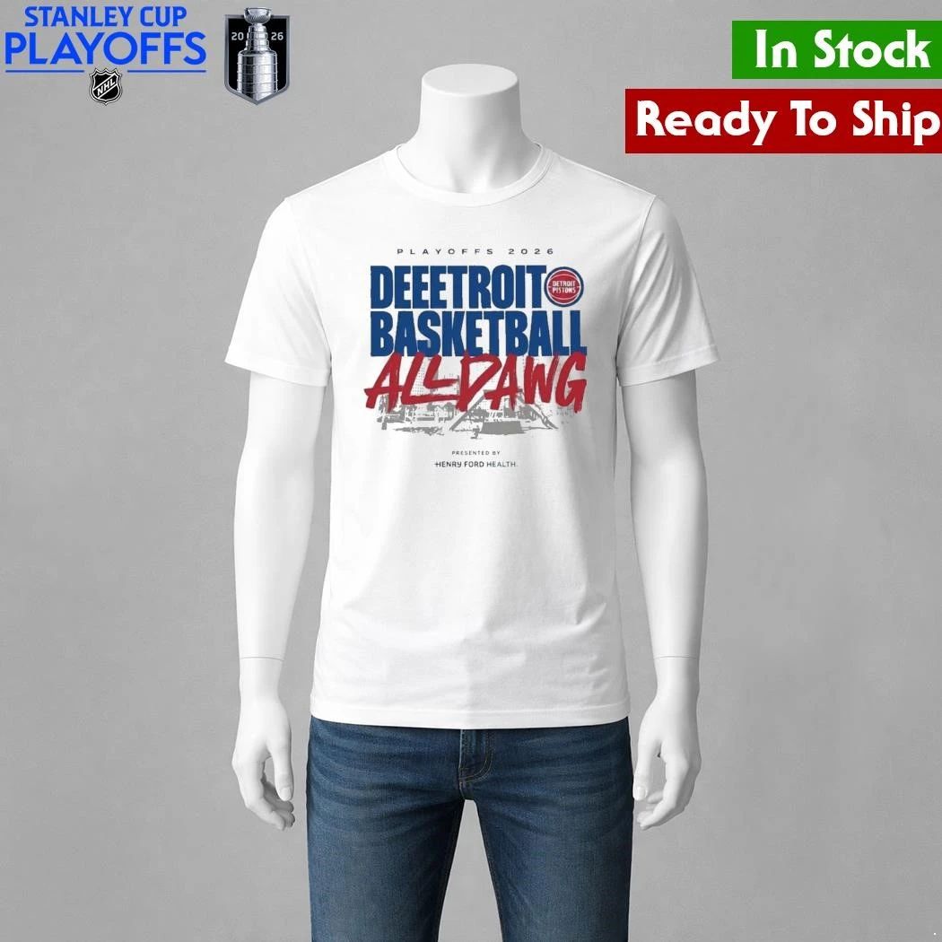 Detroit Pistons 2026 Playoffs Deeetroit Basketball All Dawg Shirt Unisex , , , Long Sleeve Tee