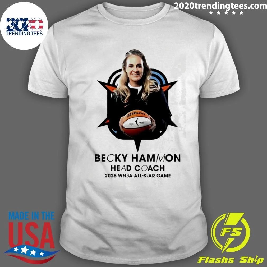 Las Vegas Aces Becky Hammon 2026 WNBA All-Star Coach White Shirt
