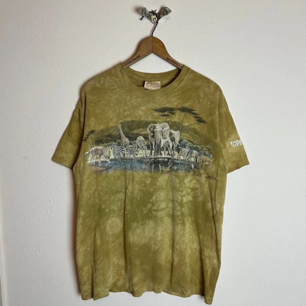 Y2K Vintage The Mountain Safari Nature T Shirt Medium Boho Indie Outdoors Unisex , , , Long Sleeve Tee