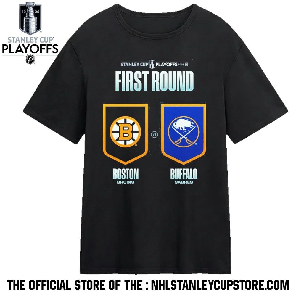 Buffalo Sabres vs Boston Bruins 2026 NHL Stanley Cup Playoffs First Round Shirt Unisex , , , Long Sleeve Tee