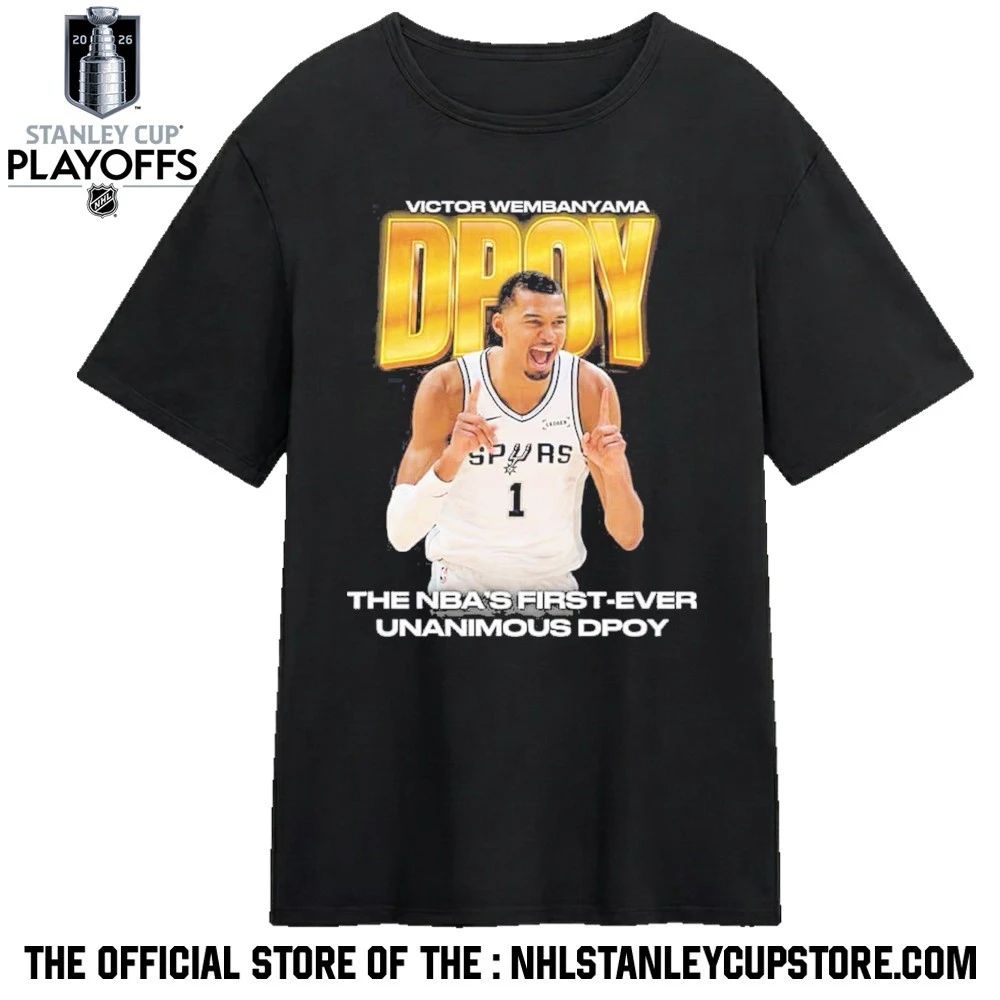 DPOY Victor Wembanyama 2026 The NBA First-Ever Unanimous Defensive Player Of The Year Shirt