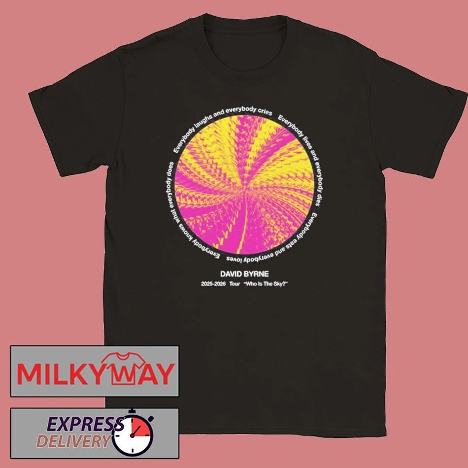 2025-2026 David Byrne Who Is The Sky Tour shirt Unisex , , , Long Sleeve Tee