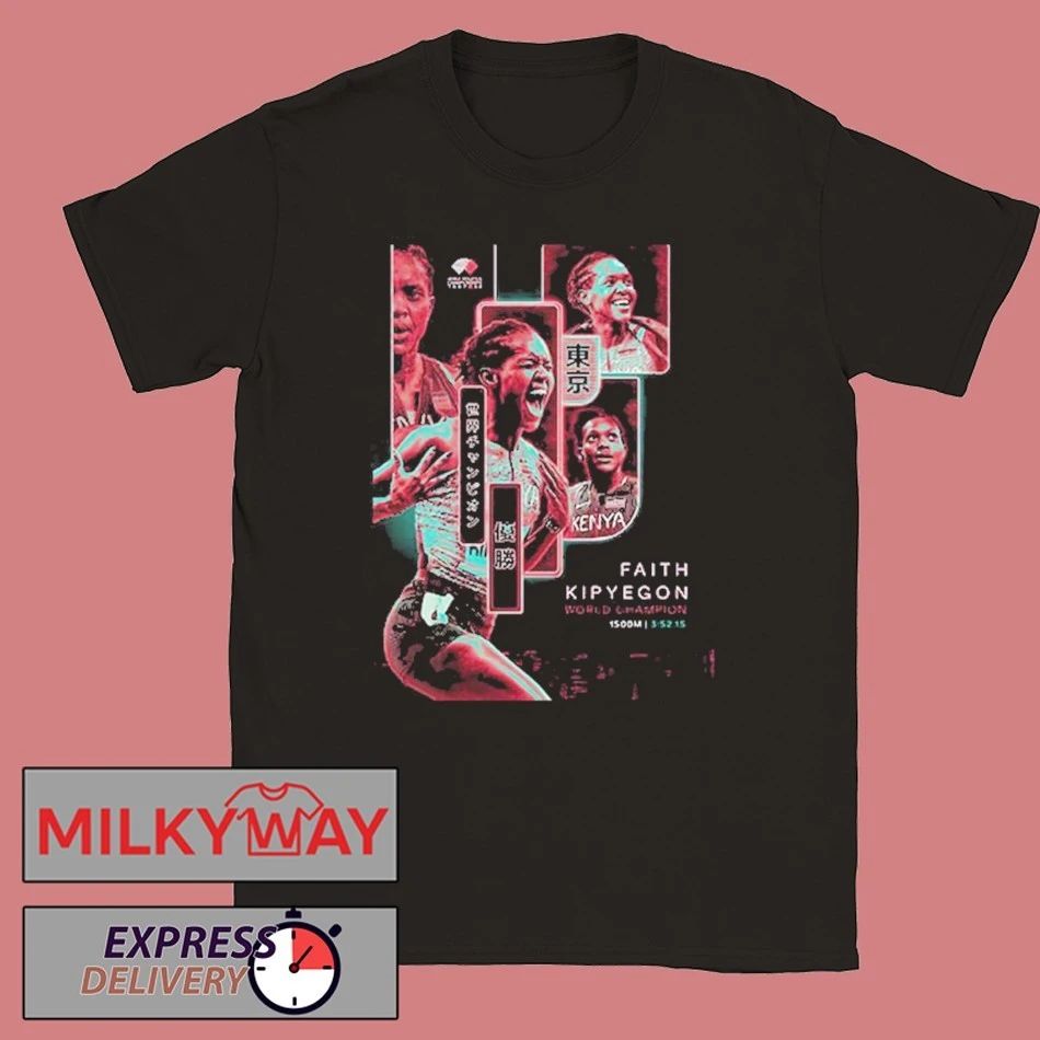 Faith Kipyegon World Champion Title 1500m At World Athletics Championships Tokyo 2025 Shirt