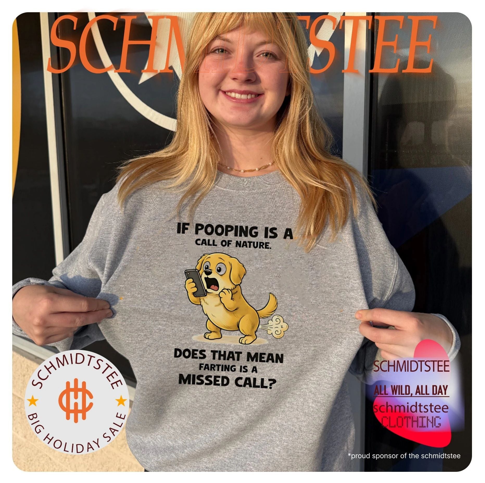 Dog if pooping is a call of nature does that mean farting is a missed call shirt