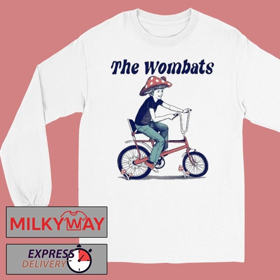 The Wombats Bike Boy Australia Tour 2025 Shirt Unisex , , , Long Sleeve Tee