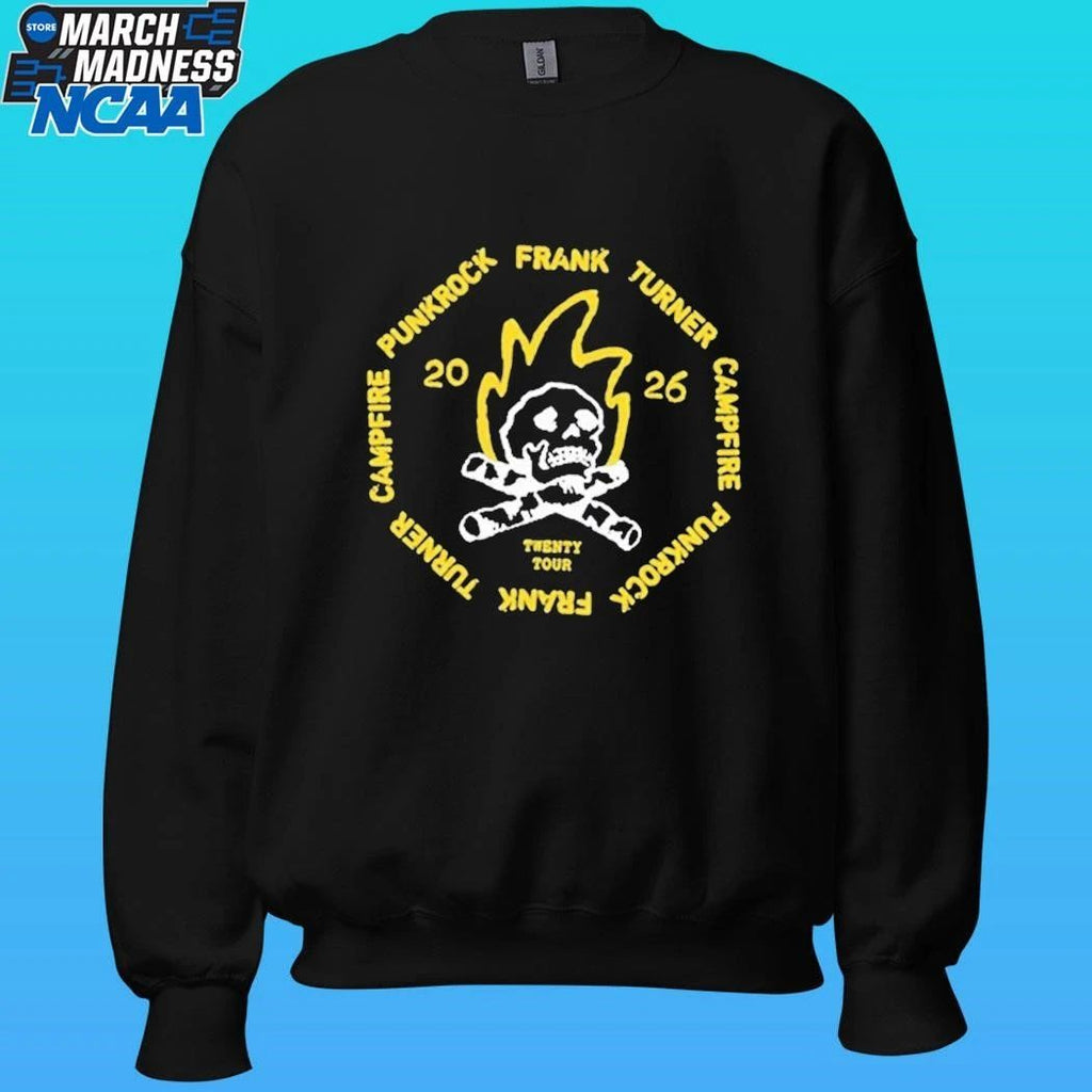 Frank Turner Campfire Punkrock Twenty Tour April 2026 Shirt Unisex , , , Long Sleeve Tee