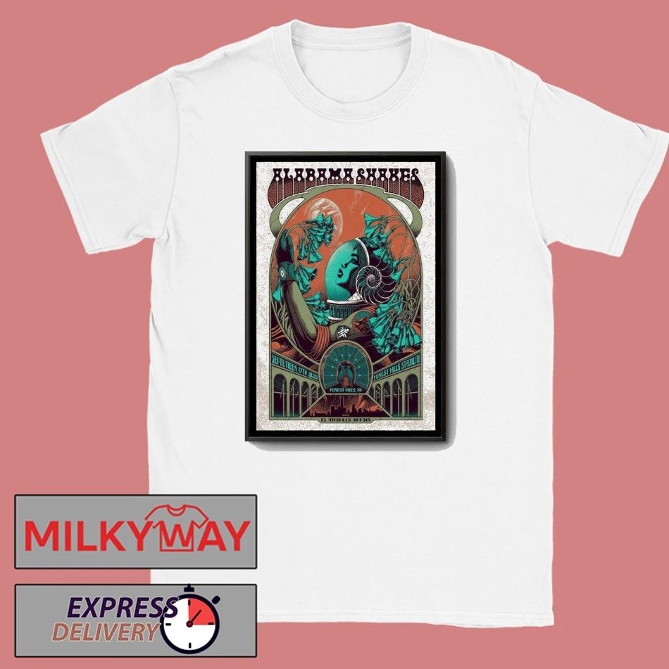 Alabama Shakes Forest Hills Stadium Poster Sept 17 2025 shirt Unisex , , , Long Sleeve Tee