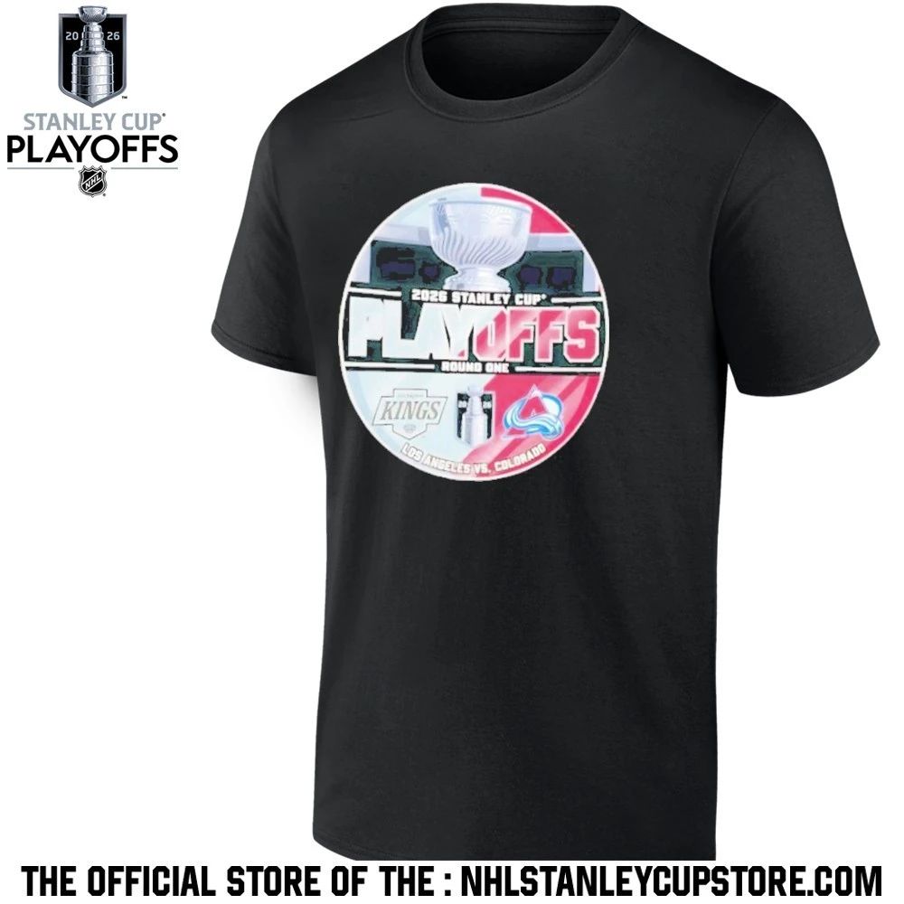 Colorado Avalanche vs Los Angeles Kings 2026 Stanley Cup Playoffs Round One Shirt Unisex , , , Long Sleeve Tee