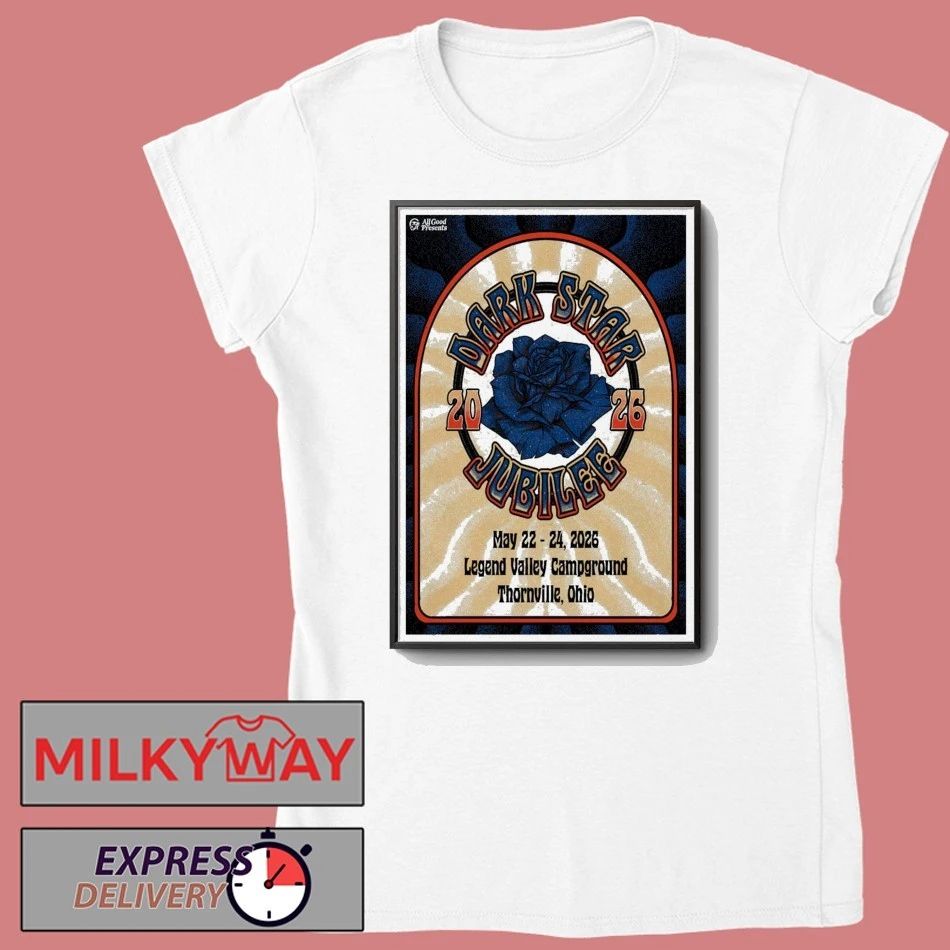 Dark Star Jubilee 2026 Concert Poster shirt Unisex , , , Long Sleeve Tee