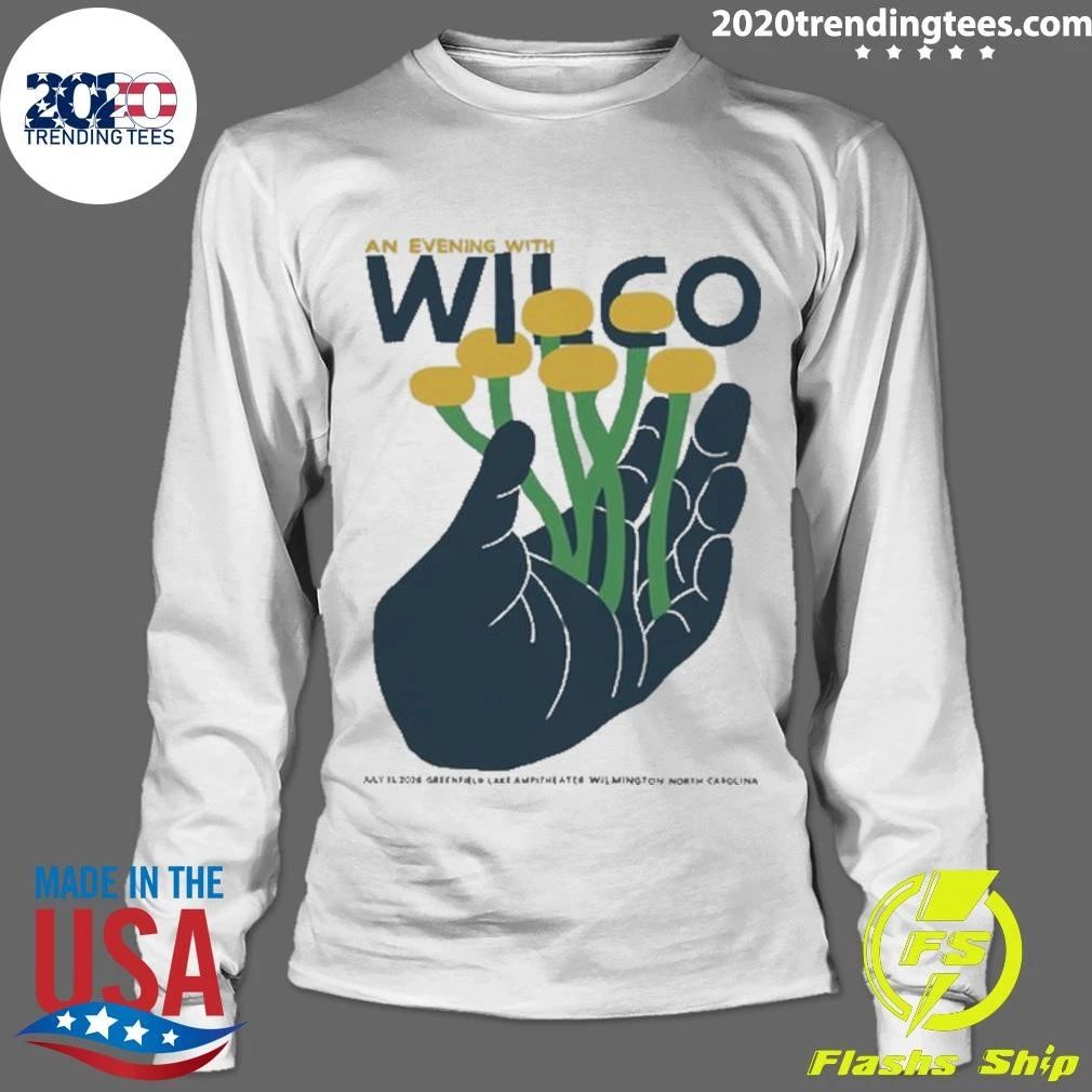 Wilco July 13, 2026 Wilmington, NC Event Tee Shirt