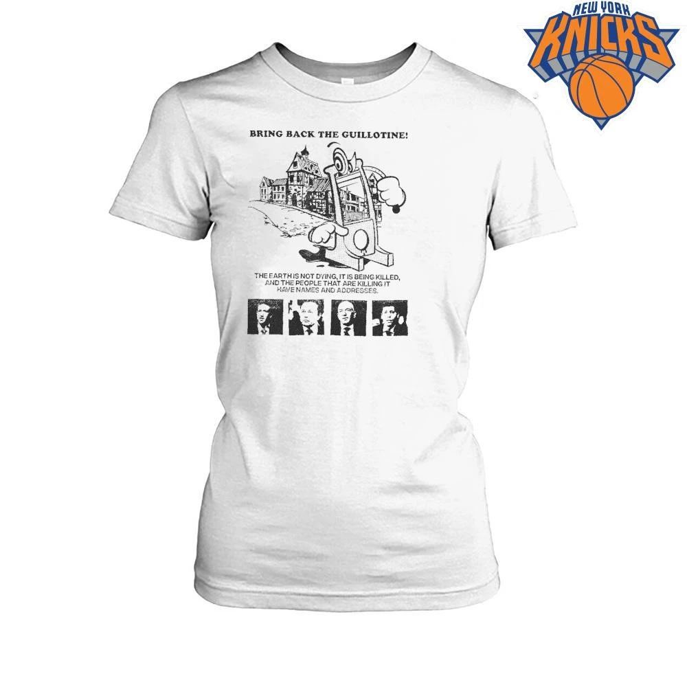 Bring Back The Guillotine Anti Billionaire Eco Activism shirt