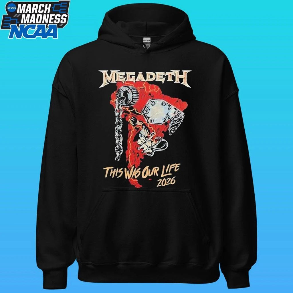 Megadeth This Was Our Life Tour 2026 Shirt Unisex , , , Long Sleeve Tee