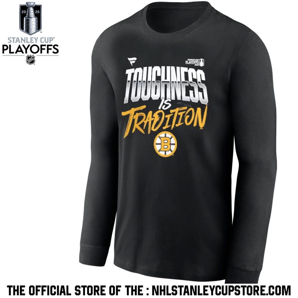 Boston Bruins Black 2026 Stanley Cup Playoffs Slogan Shirt Unisex , , , Long Sleeve Tee