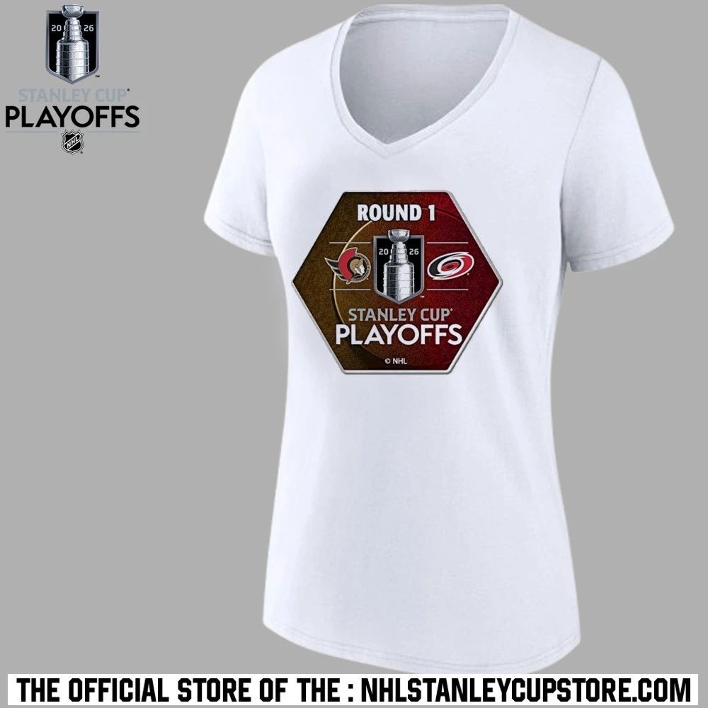 2026 Stanley Cup Playoffs Aminco R1 Matchup Ottawa Senators Vs Carolina Hurricanes Shirt Unisex , , , Long Sleeve Tee