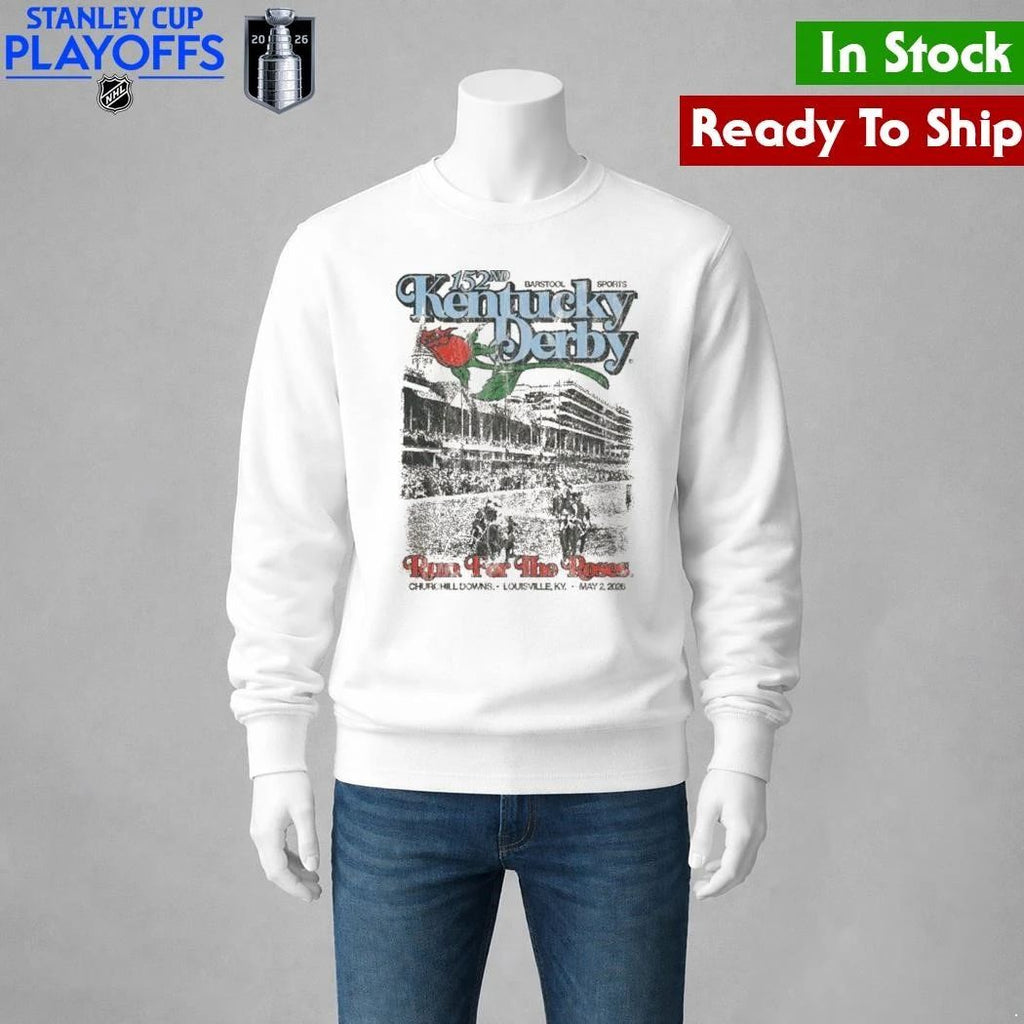 Kentucky Derby x Barstool Sports Run for the Roses Shirt Unisex , , , Long Sleeve Tee