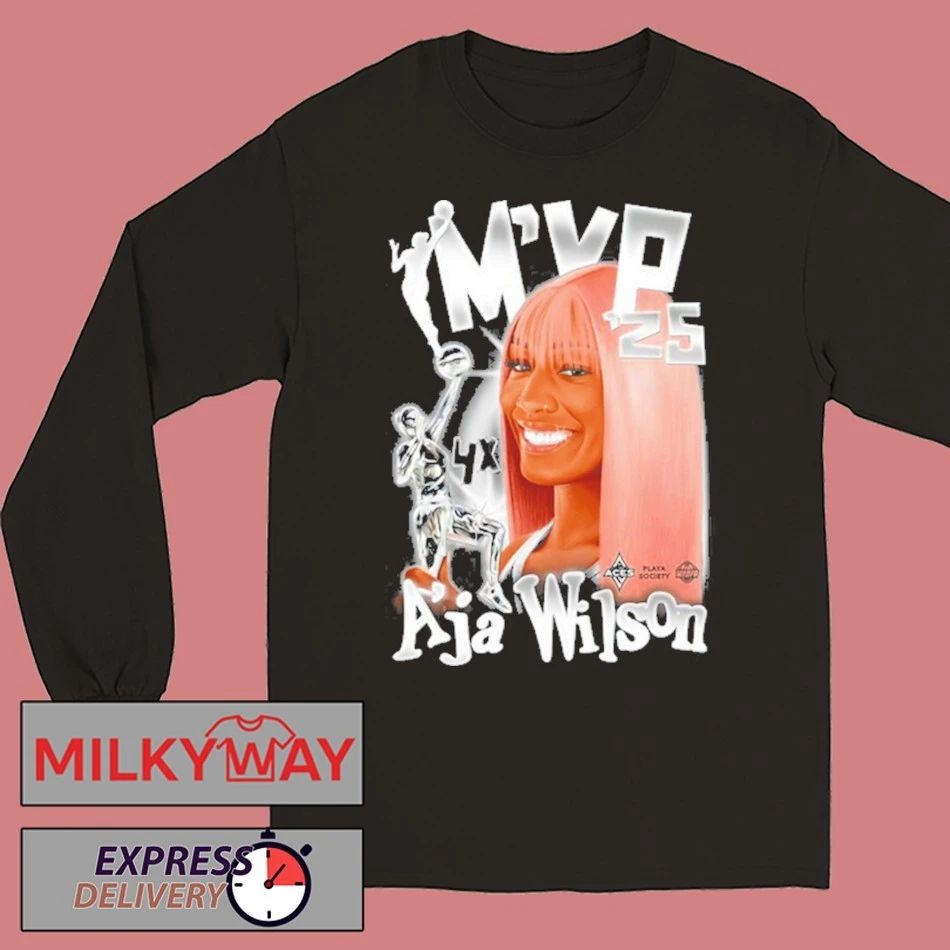 Playa Society 2025 W MVP A’ja Unisex , , , Long Sleeve Tee