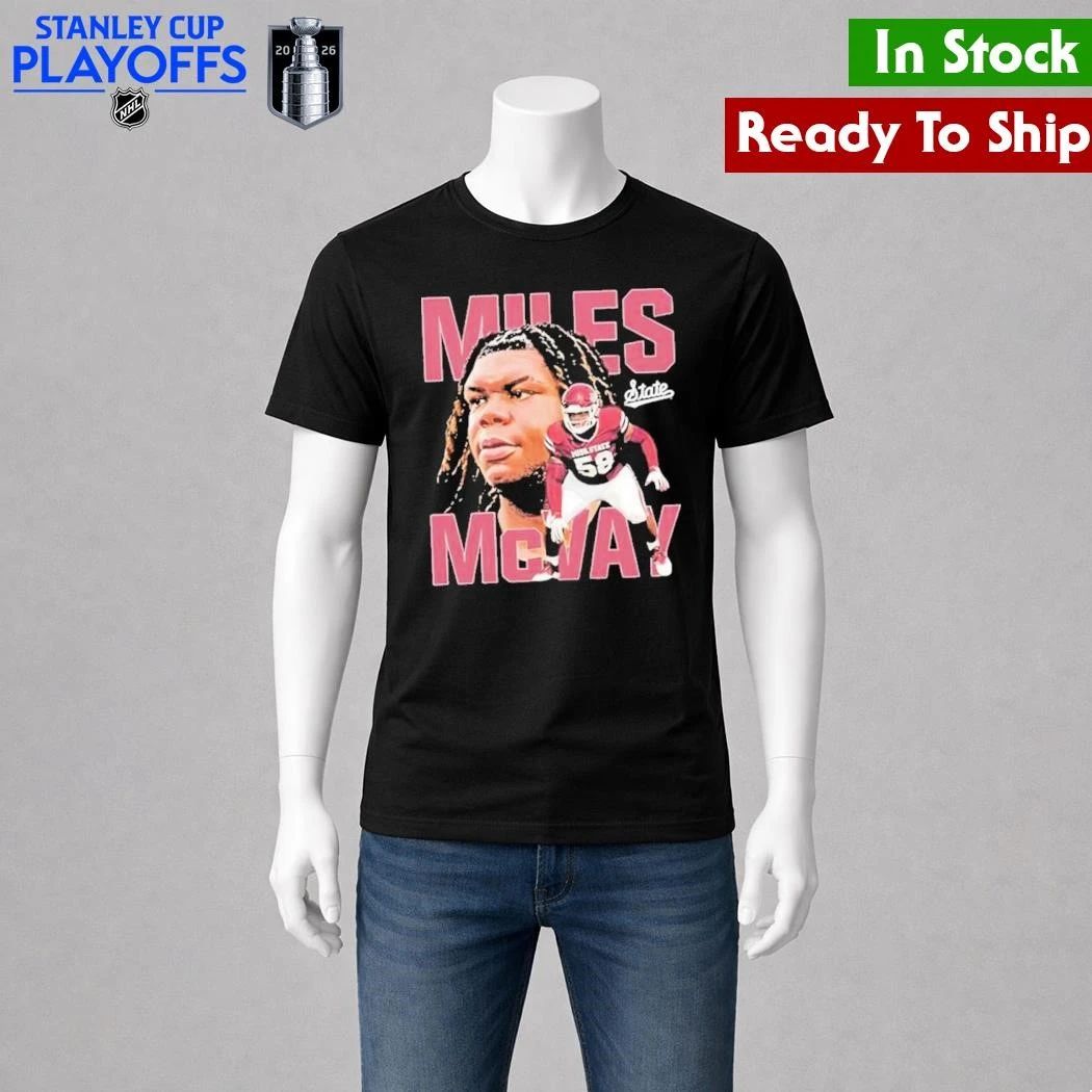 Miles McVay Mississippi State Bulldogs football collage 2026 Shirt Unisex , , , Long Sleeve Tee