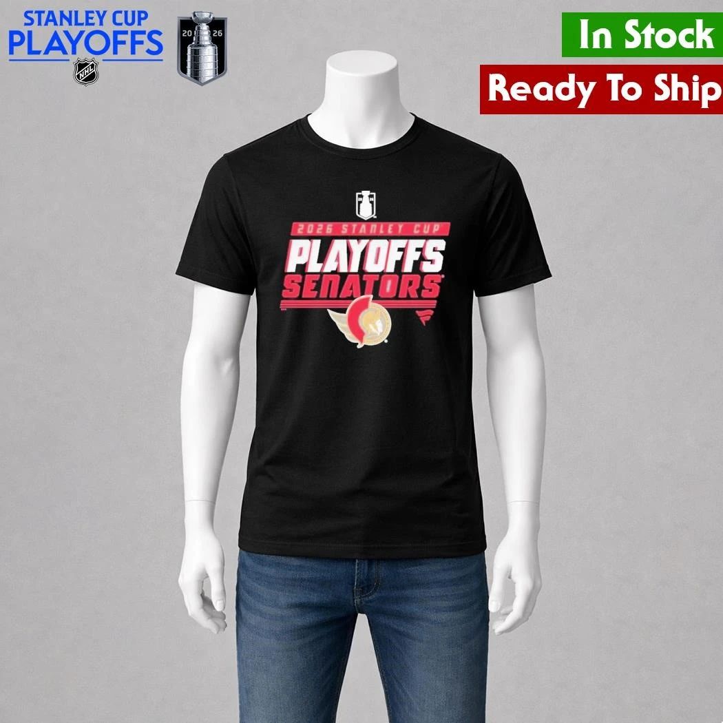 Ottawa Senators 2026 Stanley Cup Playoffs Authentic Pro Rink Performance Shirt Unisex , , , Long Sleeve Tee