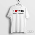 Officials I Love Cok The City Of Kenosha Heart T Shirts Unisex , , , Long Sleeve Tee
