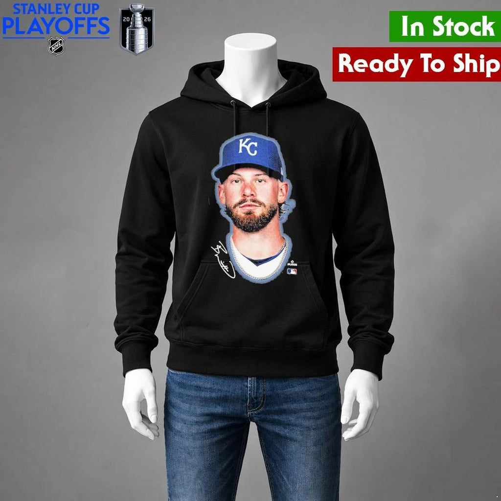 Kansas City Royals Bobby Witt Jr. Outerstuff Black Headliner Shirt Unisex , , , Long Sleeve Tee