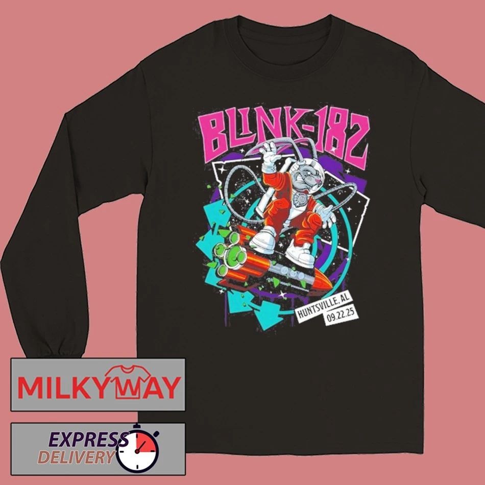 Blink 182 Event Huntsville Alabama 2025 shirt Unisex , , , Long Sleeve Tee
