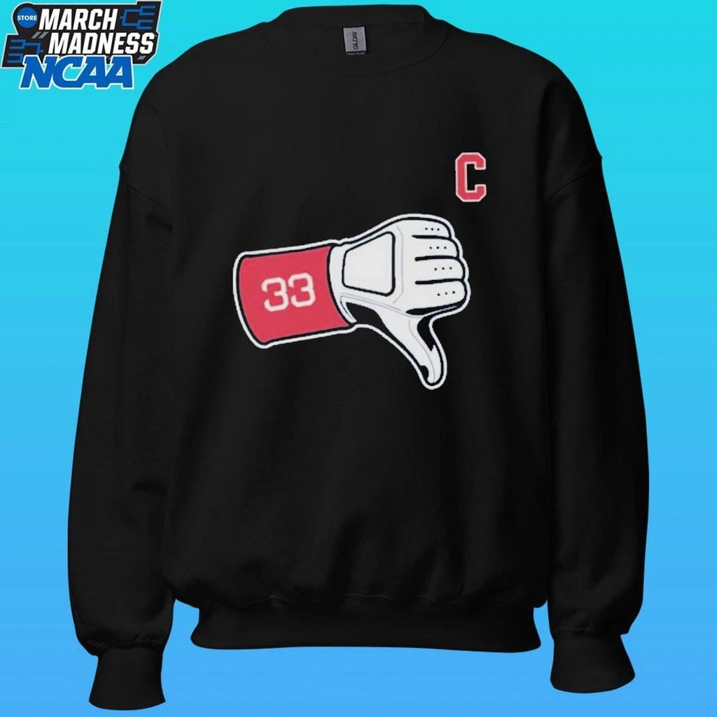 Hunter Gaddis Cleveland Guardians Thumbs Down Shirt Unisex , , , Long Sleeve Tee