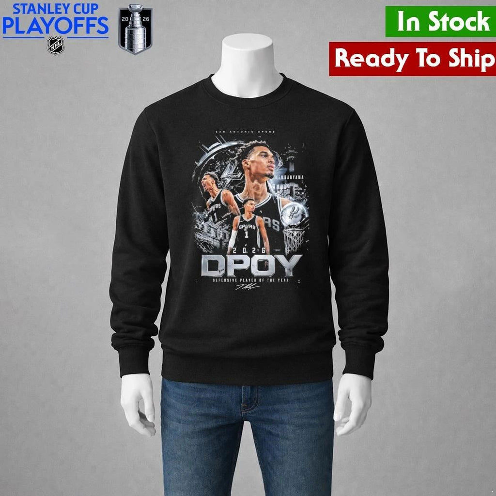 San Antonio Spurs Dpoy Defensive Player Of The Year 2026 Shirt Unisex , , , Long Sleeve Tee