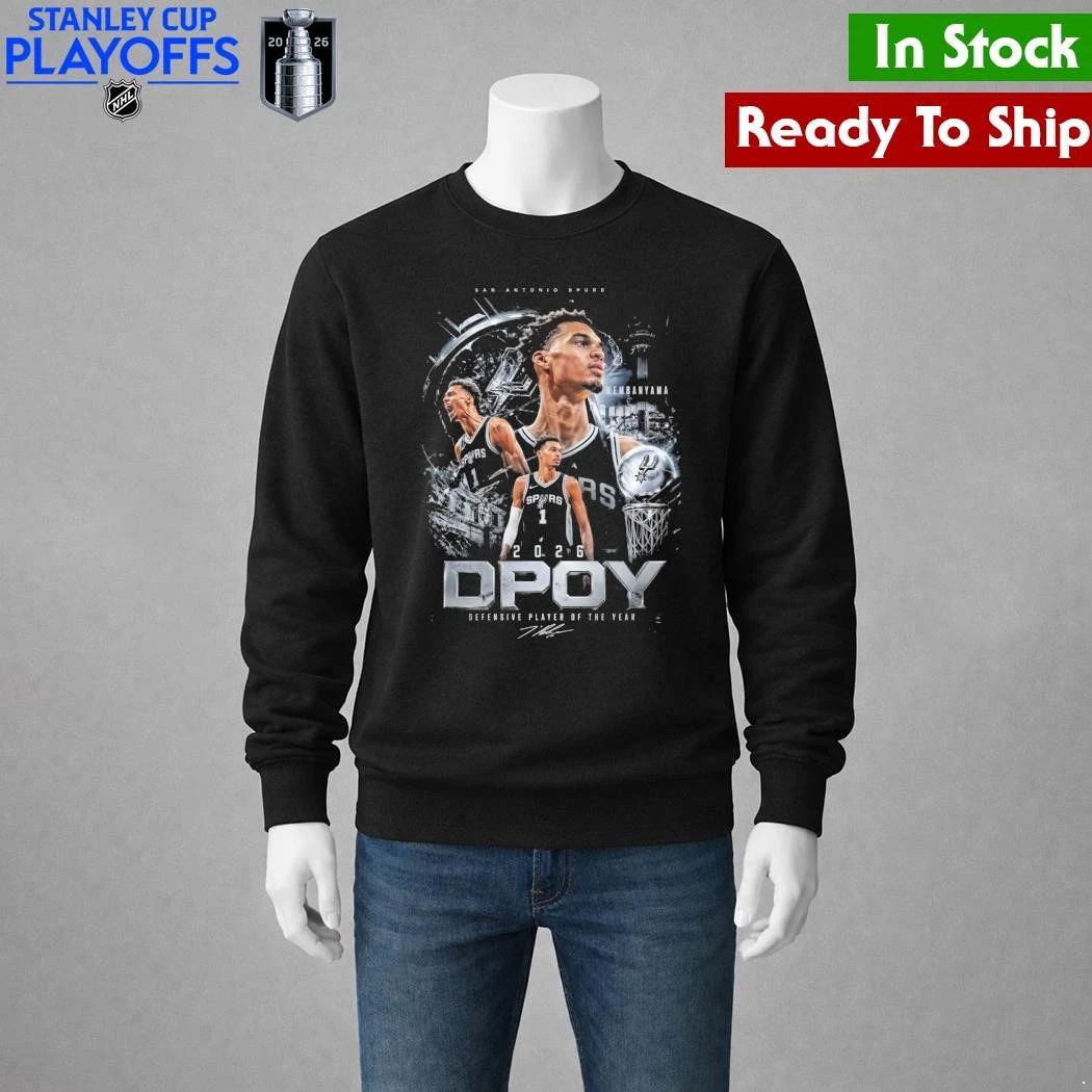 San Antonio Spurs Dpoy Defensive Player Of The Year 2026 Shirt Unisex , , , Long Sleeve Tee