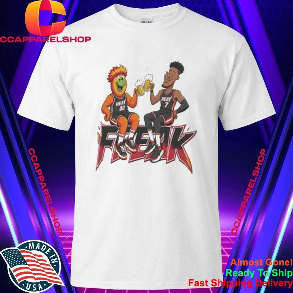 Cheers To The Freak Giannis Miami Heat Burnie Cheers Shirt