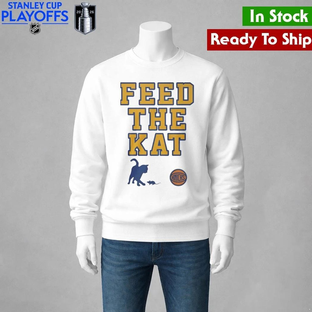Knicks Feed The Kat Shirt Unisex , , , Long Sleeve Tee