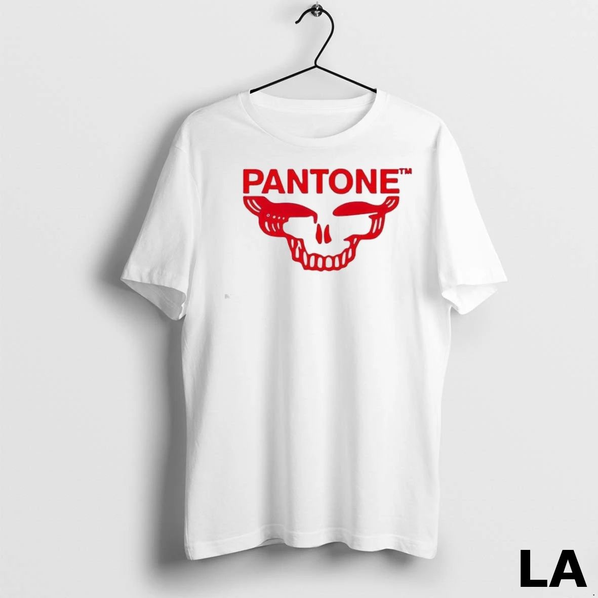 Original Pantone Grateful Red Syf Stealie Ladies Unisex , , , Long Sleeve Tee