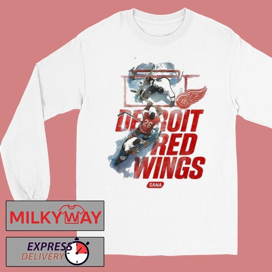 SANA × RED WINGS Shirt Unisex , , , Long Sleeve Tee