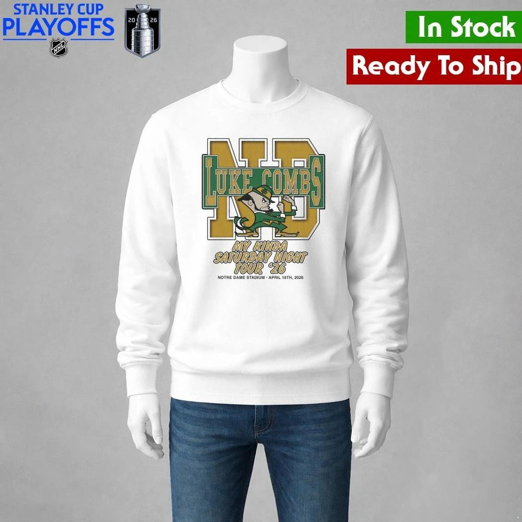Luke Combs Exclusive Notre Dame Shirt Unisex , , , Long Sleeve Tee