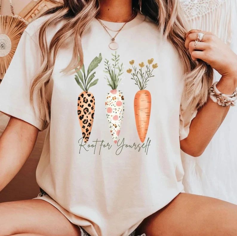 Comfort Tee Farmers Market Boho Easter Spring Vibe Unisex , , , Long Sleeve Tee