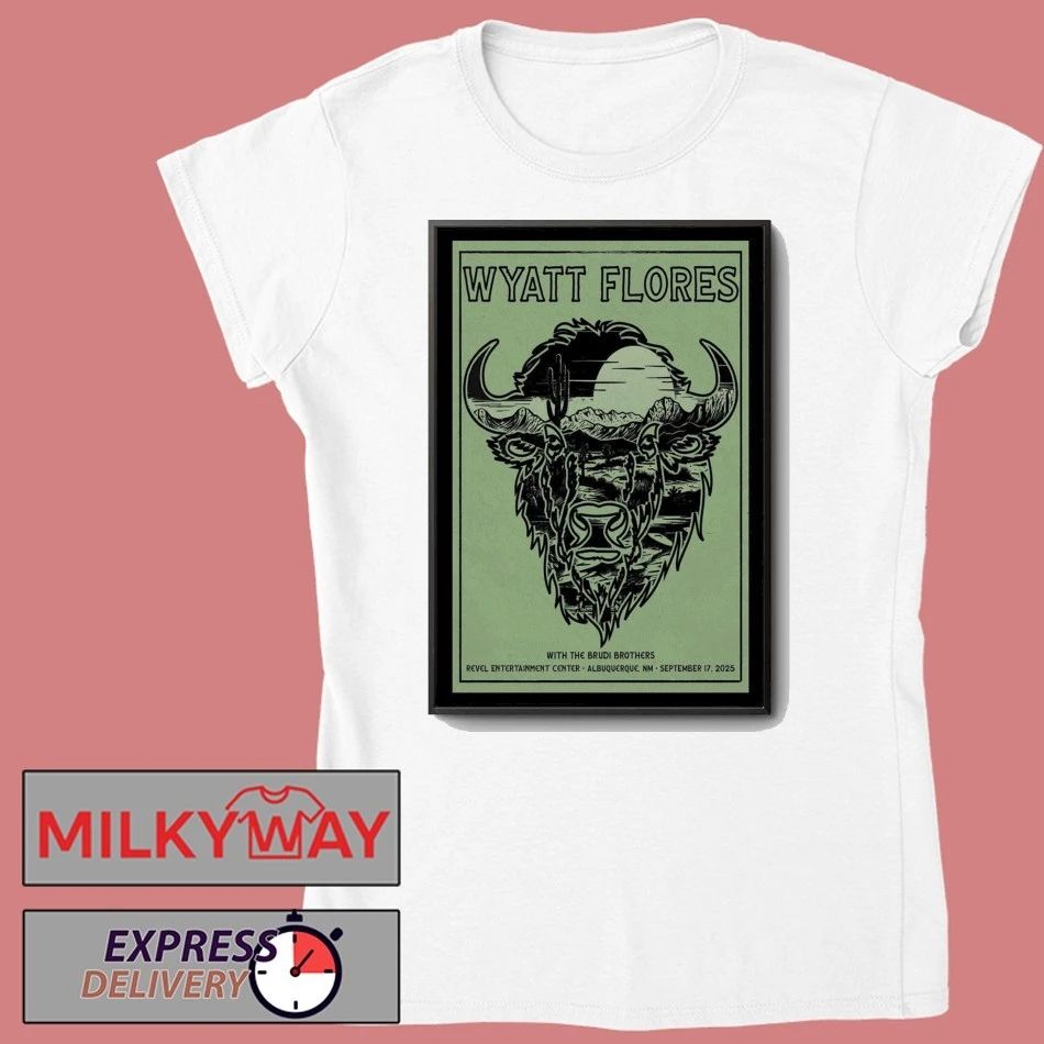 Wyatt Flores September 17, 2025 Revel Entertainment Center in Albuquerque, NM Poster shirt