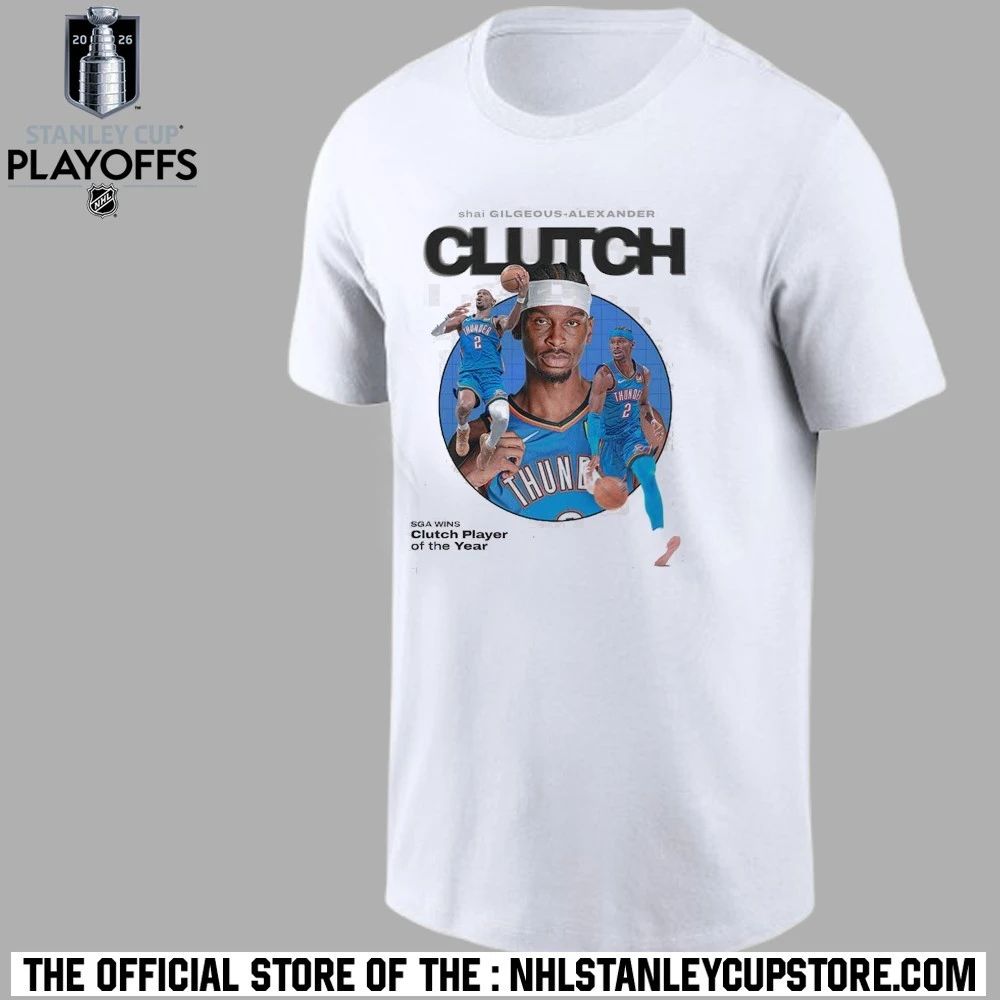 Shai Gilgeous Alexander SGA Clutch Player Of The Year NBA 2026 Shirt Unisex , , , Long Sleeve Tee