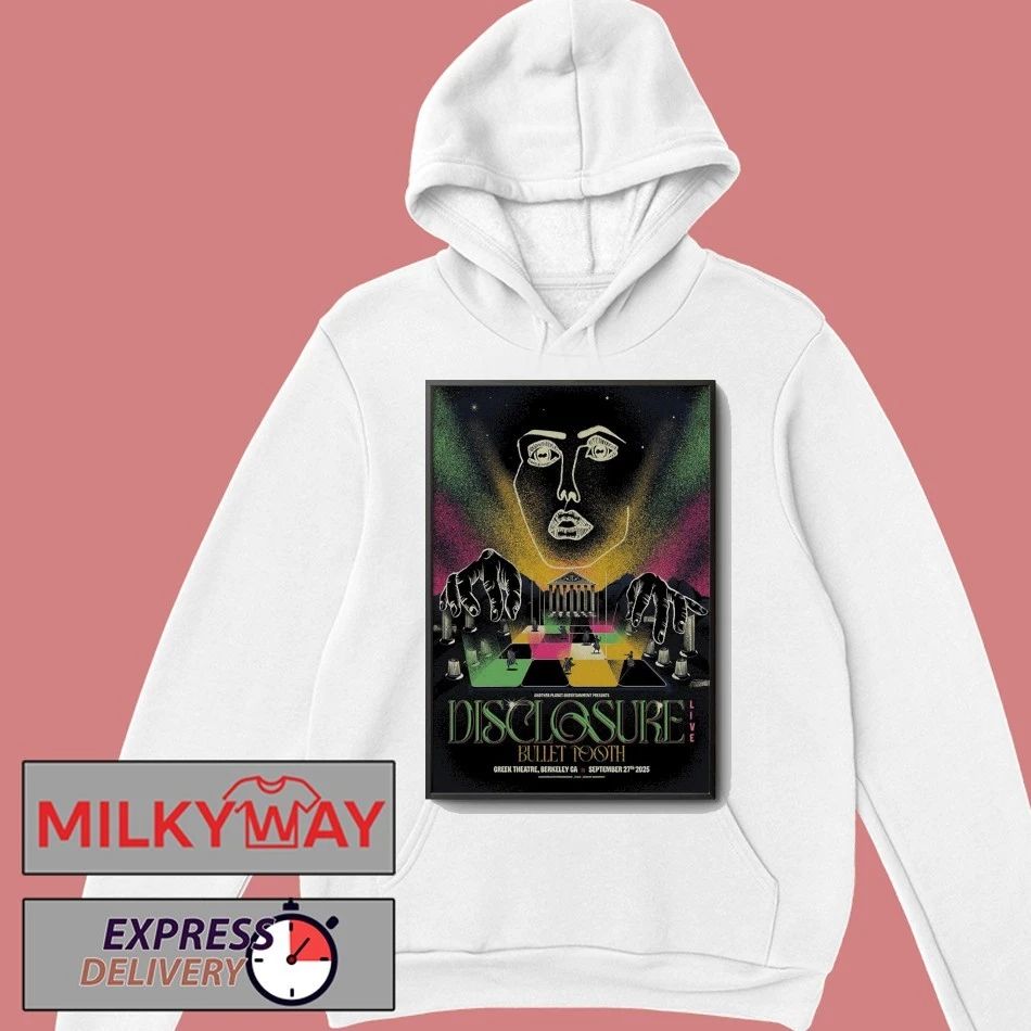 Disclosure Sep 27 2025 Greek Theatre in Berkeley, CA Poster shirt Unisex , , , Long Sleeve Tee