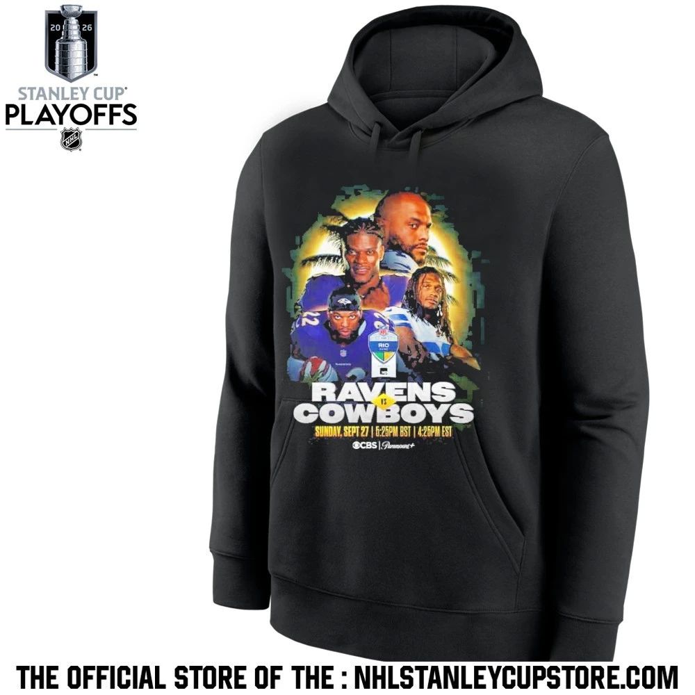 Rio Game 2026 Matchup Baltimore Ravens Vs Dallas Cowboys Week 3 On September 27 2026 Shirt