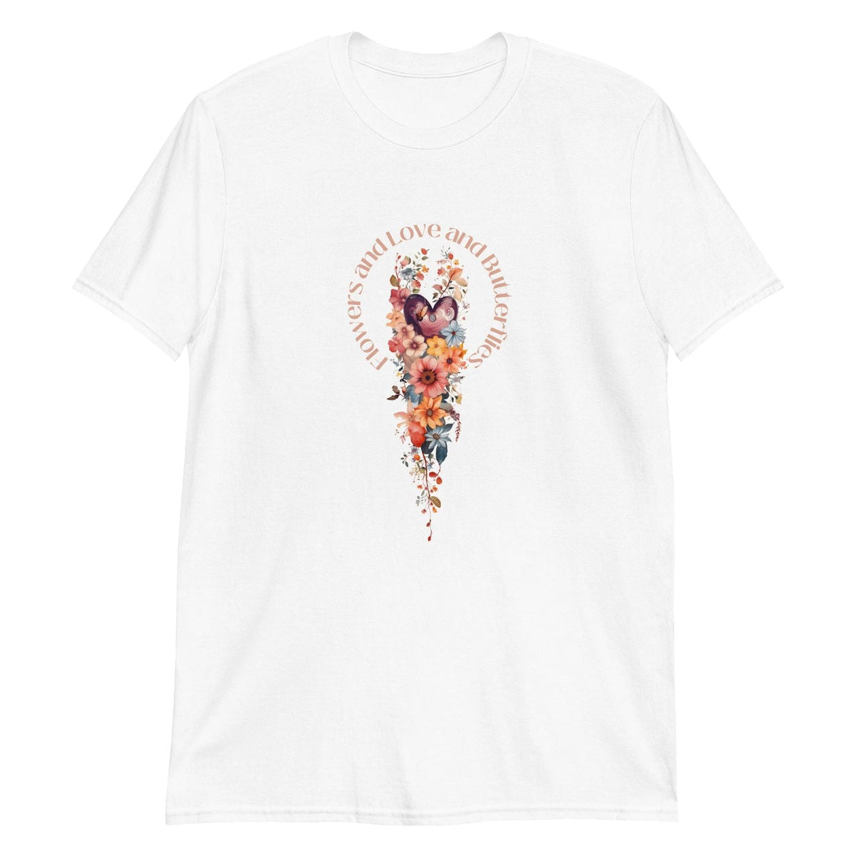 Floral Fantasy: Flowers and Love Unisex , , , Long Sleeve Tee