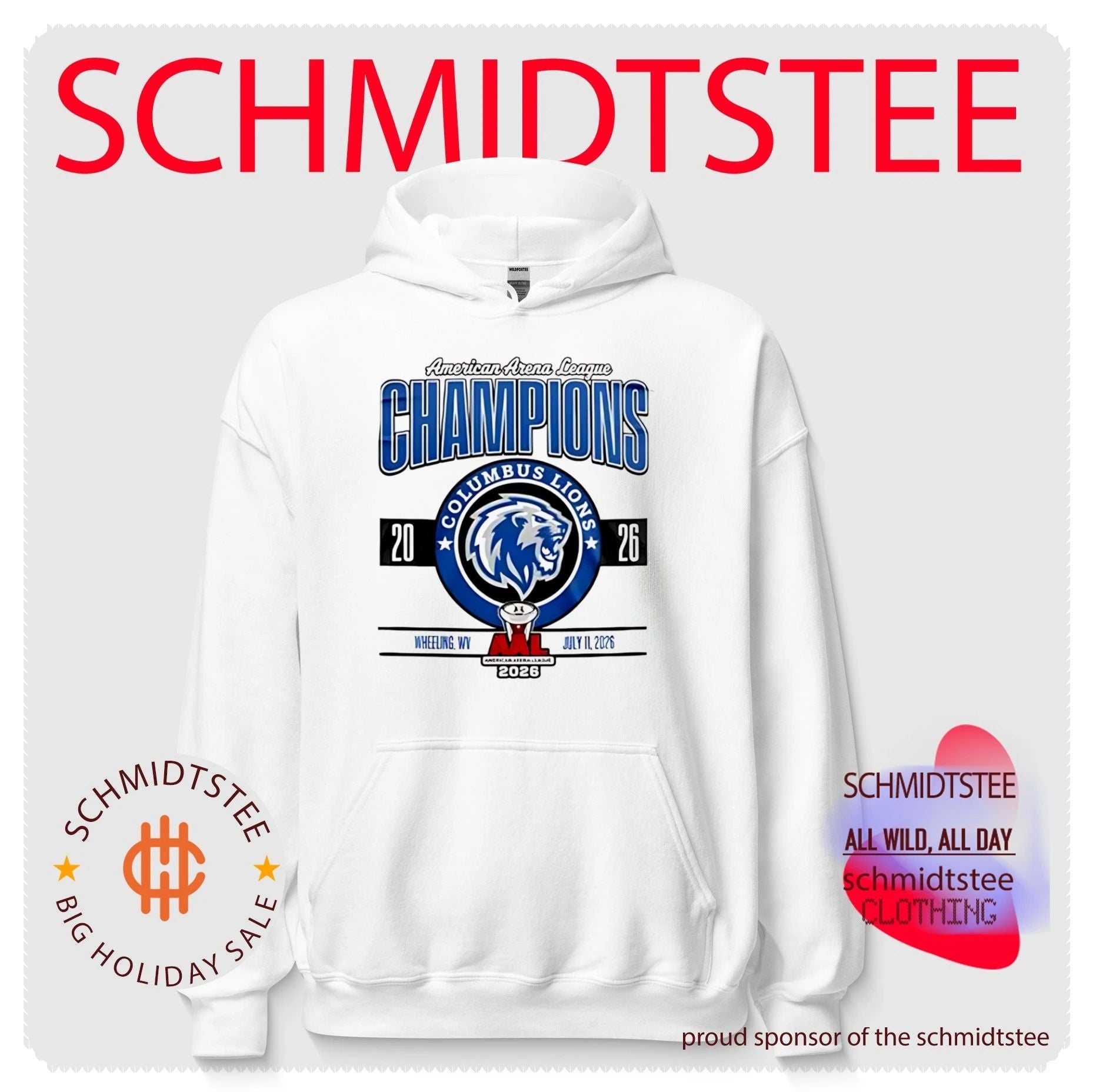 Columbus Lions 2026 AAL Champions shirt