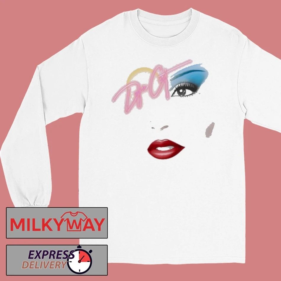Doja Cat Serving Face shirt Unisex , , , Long Sleeve Tee