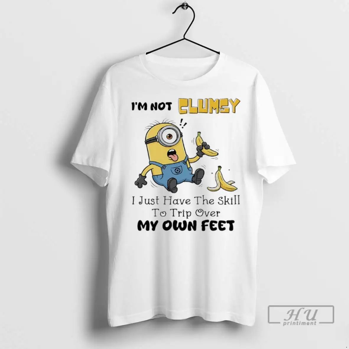 Trending Minions Banana Im Not Elumsy I Just Have The Skill To Trip Over My Unisex , , , Long Sleeve Tee