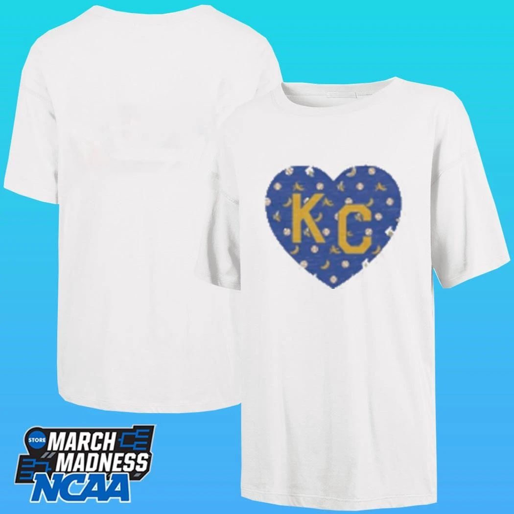 Banana Kansas City Heart Shirt Unisex , , , Long Sleeve Tee